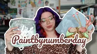 Unboxing Paintbynumberday #paintbynumberday