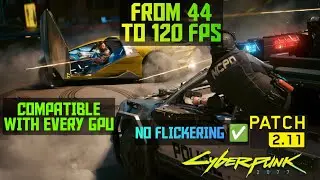 FSR 3 FOR CYBERPUNK 2.11 UPDATE WORKS WITH ALL GPU AND ALL UPSCALER(MOD LINK+FPS TEST)