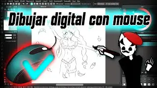 COMO DIBUJAR FÁCIL sin la necesidad de tener una TABLETA DIGITAL con MOUSE | Geddster