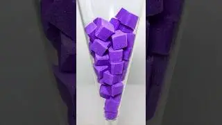 Very Satisfying and Relaxing, Kinetic Sand ASMR, Drop and squish