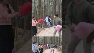 Public pillow fight🤣🔥 