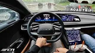 2025 Lucid Air Touring 200 mile Roadtrip! /// Range Test, Efficiency, and Dream Drive Pro!