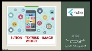 Flutter   Button TextField Image