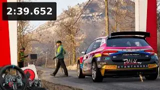 My Best Time on G29 - Assetto Corsa Rally Monte Carlo Geniez-Mezien Skoda