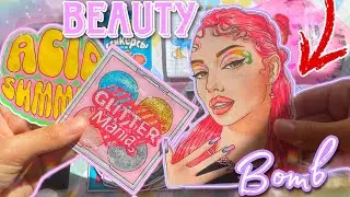 🌈BEAUTY BOMB ~ ACID SUMMER💄| Бумажные Сюрпризы | Дарья Граф?🦋|Распаковка | Бумажная Ведьмочка✨