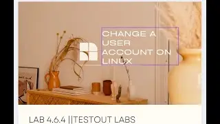 Security Pro ||TestOut  Lab 4.6.5 Rename User Account