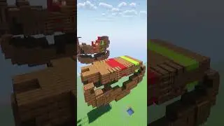Как построить сани в майнкрафт! 