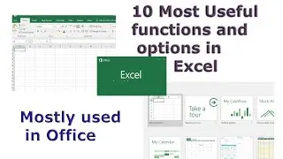 10 Most Used Excel Formula for beginners | Most useful spreadsheet functions