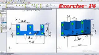 E Core |  | Exercise  14 | #solidworkstutorial #solidworkstutorialforbeginners #solidworksdrawing