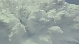 Terrible test of a bomb under the sea in 1958