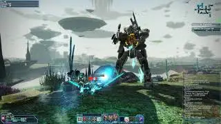 PSO2 Bouncer vs 4 Minibosses and Boss