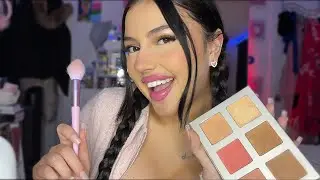 ASMR | 🩷 Girl Who’s OBSESSED With You Does Your Makeup For A Date 🩷 (whispers, makeup application)