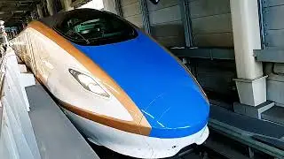 北陸新幹線 つるぎ6号富山行 W7系 金沢発車🚅Синкансэн Цуруги