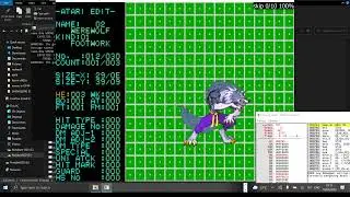 CPS2/3 Romhacking: Darkstalkers 1 -  Restored Atari Edit menu