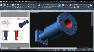 Simple Mechanical 3D Exercise in AutoCAD 2020