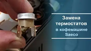 Замена термостатов в кофемашине Saeco.