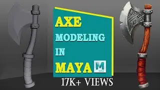 How to Model an Axe In Maya | Props Modeling in Maya | Maya 2023