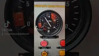 V100 MTU Motor Sound