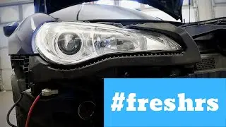 Scion FRS Headlight Removal and Bumper Disassembly