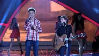 Programa Raul Gil - Lucas e Vitor (Não Me Perdoei) - Jovens Talentos Kids 2013