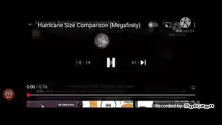Hurricane Size Comparison (Gigafinity)