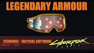 Cyberpunk 2077 - SOLO TECHGOGS - LEGENDARY ARMOUR