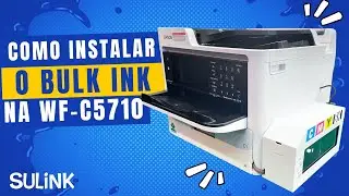Tutorial Instalação Bulk Ink nas Impressoras Epson WF-C5710 WF-C5790 WF-C5210 e WF-C5290 - 