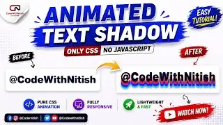 Animated Text Shadow using HTML and CSS ||