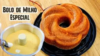 Bolo de Milho de latinha com requeijão e Coco: fácil e muito GOSTOSO | Minha Cozinha de Amor ❤️