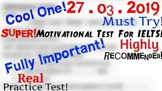 IELTS Listening Practice Test 2019 With Answers | 27.03.2019