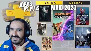Jogos PS Plus Extra e Deluxe Maio 2023 -  Opinião Sincera!!! Jogos entrando e saindo do catálogo!