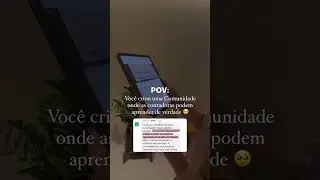 A COMUNIDADE ESTÁ INCRÍVEL