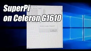 SuperPi on Celeron G1610