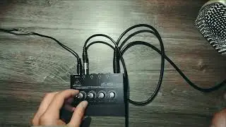 Amplificador de auriculares Behringer MICROAMP HA400- Monitorearse con In Ears