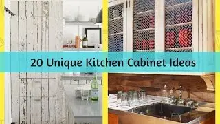 20 Unique Kitchen Cabinet Ideas