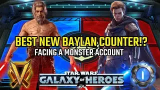 Best New Counter to Baylan?!  Facing a Monster Opponent! - Kyber 1 Grand Arena | SWGOH