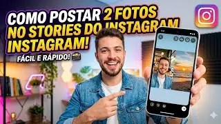 Como COLOCAR 2 FOTOS no MESMO STORY no INSTAGRAM 
