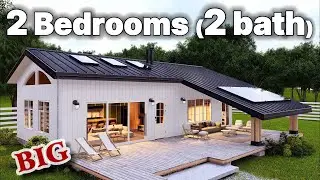 Inside A Modern Country House Surrounded by Nature Landscape (house tour)