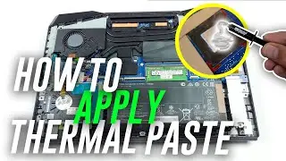 how to apply thermal paste on laptop/how to change laptop thermal paste/Thermal grizzly