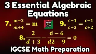 Simplify Algebraic Equation | IGCSE O-Level math practice EP-1