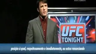 Chael Sonnen pede desculpas a Anderson Silva e diz que não vai mais lutar o UFC
