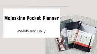 Moleskine Pocket Daily and Weekly Planner TN - Flip Through and Setup