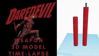 Daredevil Billy Clubs 3D Model Time-lapse