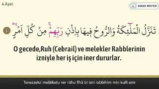 Kadir suresi anlamı dinle Abdurrahman el Ussi (Kadir suresi arapça yazılışı okunuşu ve meali)