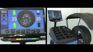Vollautomatische Reifenwuchtmaschine RP-SI-S3140RS mit Messarm & großem LCD-Monitor