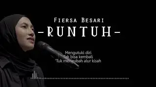 LIRIK Runtuh - Feby Putri feat. Fiersa Besari 
