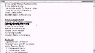 SAP Create Purchase Requisition