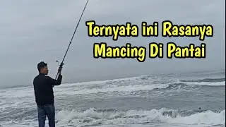 Pemula Mancing Di Pantai Malah Dapet Ikan Ini