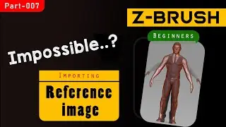 Is it impossible to import a reference image in Zbrush_P007