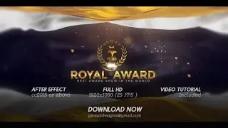 After Effects Template: Royal Award Titles l Golden Award Show l Film Award l Fashion Award Show